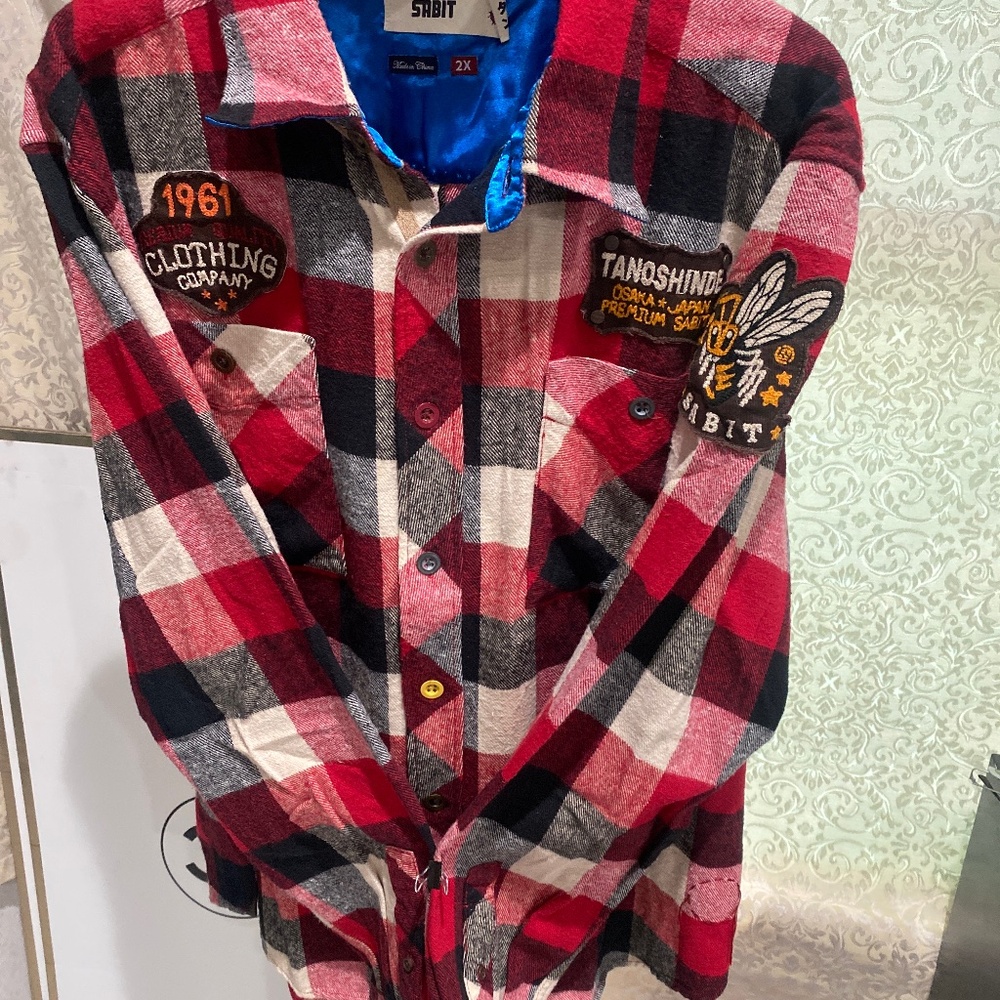 SABIT Vintage TANOSHINDE Shirt Sz 2X